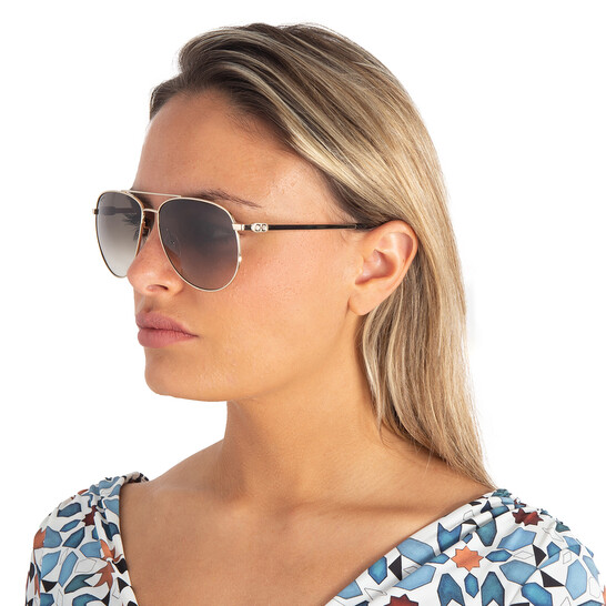 Salvatore Ferragamo 60mm Aviator Sunglasses FERRAGAMO Salvatore Ferragamo 60mm Aviator Sunglasses  main image 3