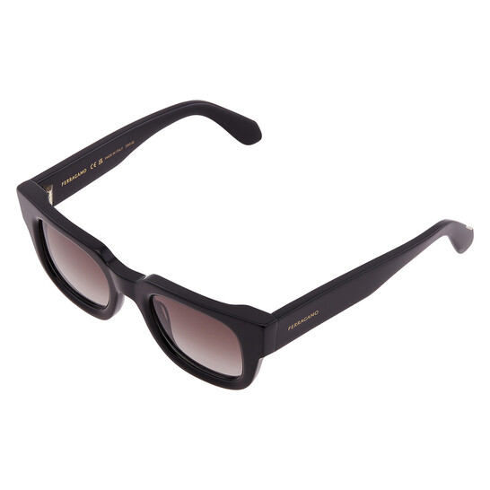 NWT Salvatore Ferragamo SF2106S-001 Sunglasses Ferragamo Grey Gradient Rectangular Men main image 2