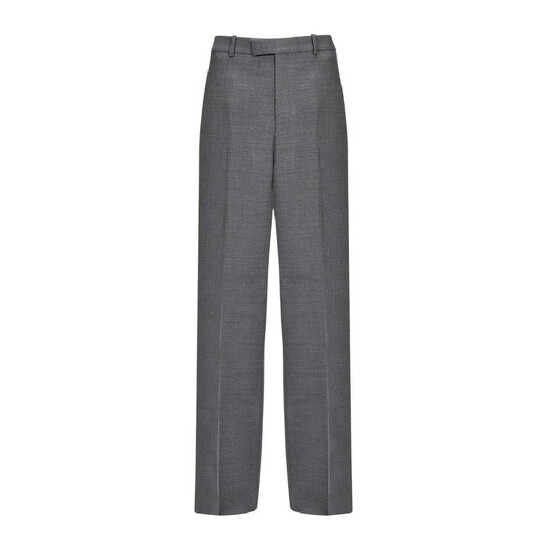 パンツ archive Salvatore Ferragamo Wool Slacks Wool faille trouser - Women | Ferragamo