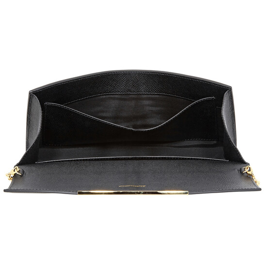 【FERRAGAMO】MICRO CROSSBODY BAG SALVATORE FERRAGAMO Calfskin Micro Vanity Bag Black 1488678