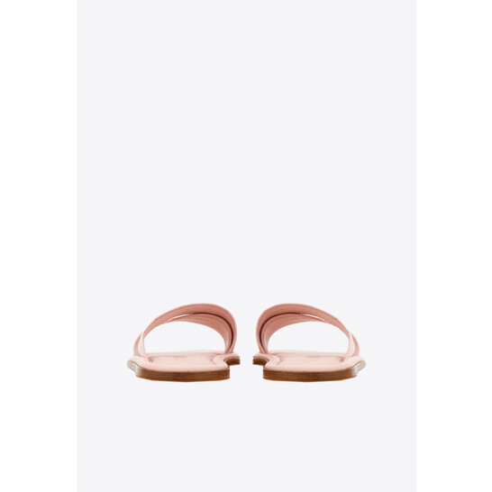 Ferragamo Ladies Laurene Logo Slides, Size 10 C 01G833