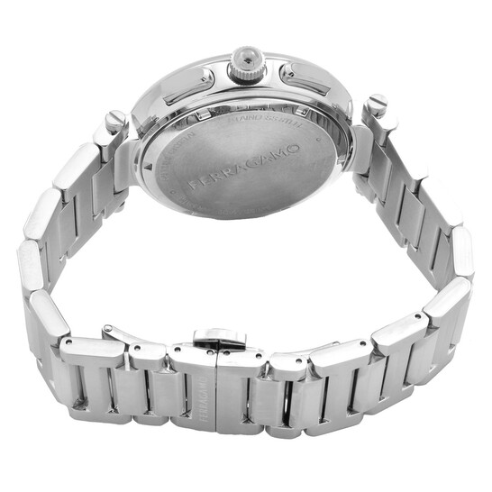 Ferragamo Legacy Chronograph Quartz Silver Dial Ladies Watch