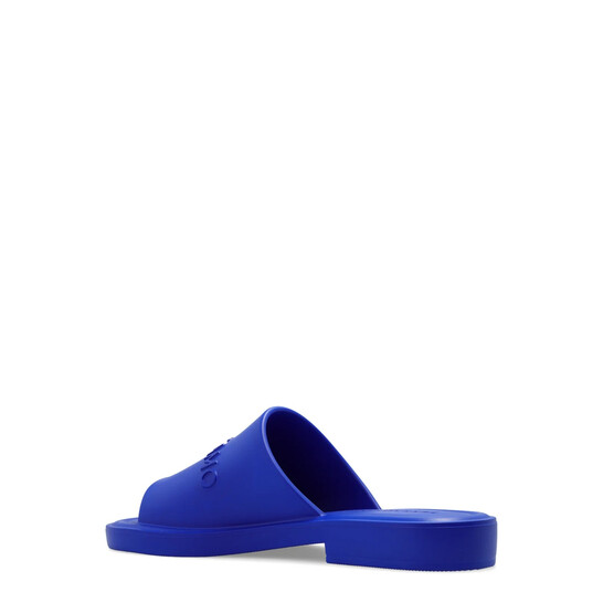 サンダル・ミュール Ferragamo Leather Sandals With Logo Slide with logo - Women | Ferragamo