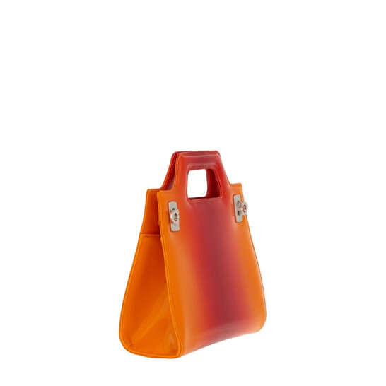 Ferragamo Mini Wanda Top Handle Leather Hand Bag 213485