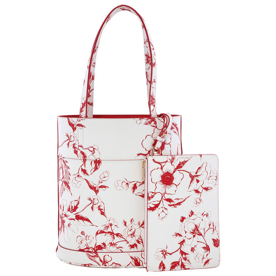 Ferragamo North-South Floral Print Tote Bag 218368 772177