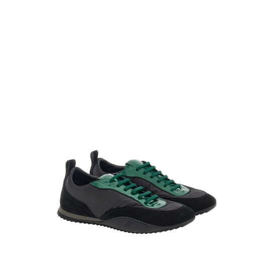 Ferragamo Patent Leather Trim Sneaker, Size 7 026533 773267