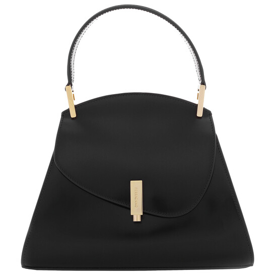 【SALVATORE FERRAGAMO】GEOMETRIC HANDBAG Ferragamo Small Geometric Shoulder Bag | Black | FARFETCH