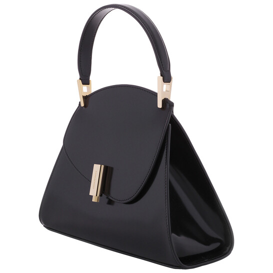 Ferragamo Prisma Asymmetrical Geometric Flap Small Handbag