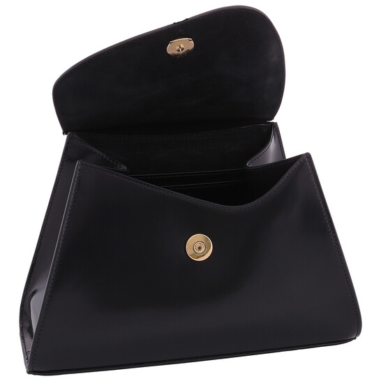 Ferragamo Prisma Asymmetrical Geometric Flap Small Handbag