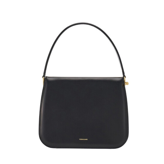 Ferragamo Semi-Rigid Logo Printed Tote Bag 215485 766718