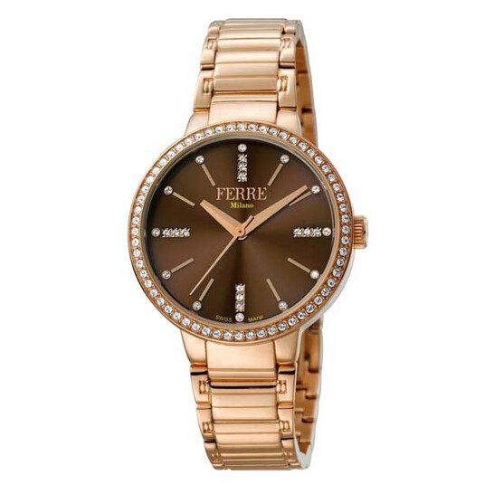 Ferre Milano Brown Dial Ladies Watch FM1L084M0091 - 546x546