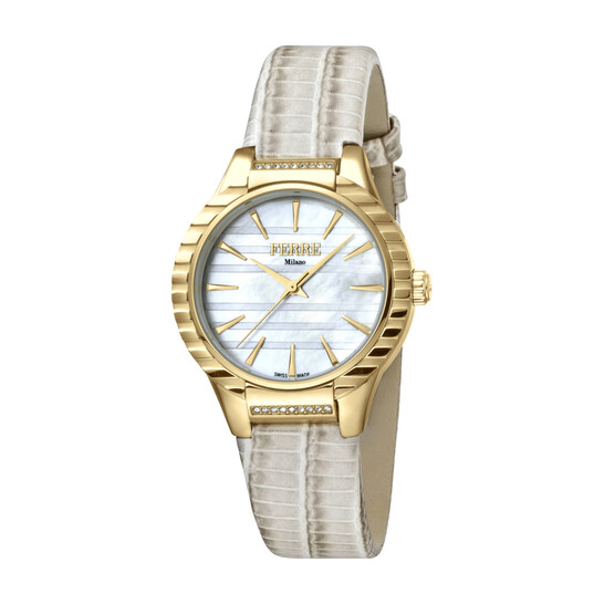 Ferre Milano Quartz White Dial Ladies Watch FM1L114L0011 - 546x546