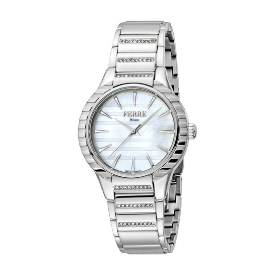 Ferre Milano Quartz White Dial Ladies Watch FM1L114M0051 - 546x546