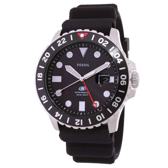 Fossil Blue GMT Quartz Black Dial Men's Watch FS6036 796483632387