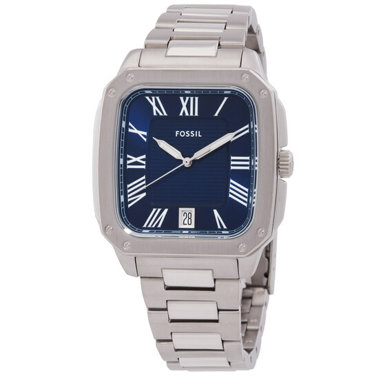 Fossil Crosby Quartz Blue Dial Men's Watch FS6121 691464313197