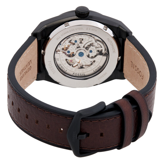 【希少／動作品】FOSSIL EVERETT ME3207 自動巻き スケルトン 楽天市場】FOSSIL フォッシル Everett スケルトン仕様の自動巻き腕時計