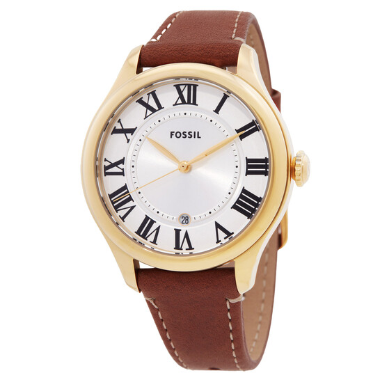 Fossil Gilmore Quartz Silver Dial Ladies Watch ES5397 796483676145 ...