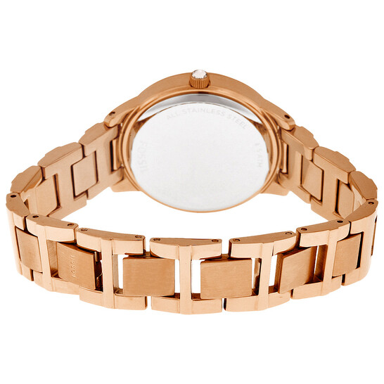 Fossil Jesse Crystal Rose Gold Dial Ladies Watch ES3020  display picture 3