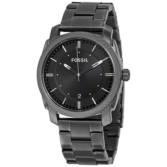 Fossil Machine Black Dial Smoke Ion-plated Men's Watch FS4774 - 546x546