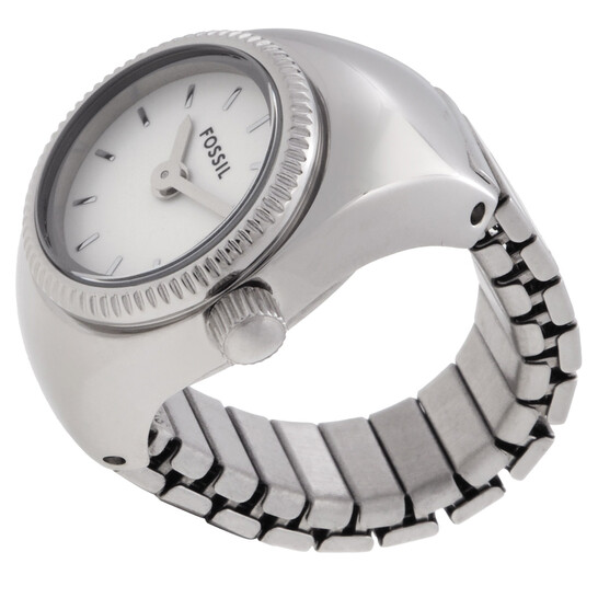 Fossil Quartz Silver Dial Ladies Watch Ring ES5245 - 546x546 Image #2