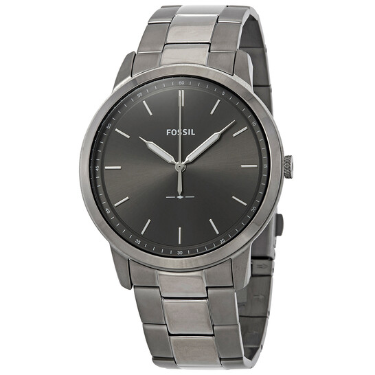 Fossil The Minimalist 3H Grey Dial Two-tone Men's Watch FS5459