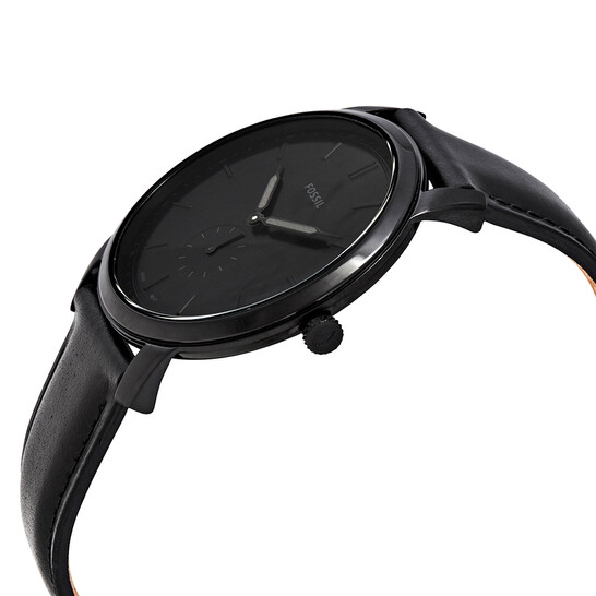 Fossil The Minimalist Quartz Black Dial Men's Watch FS5447