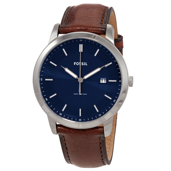 Fossil The Minimalist Solar-powered Blue Dial Men's Watch FS5839