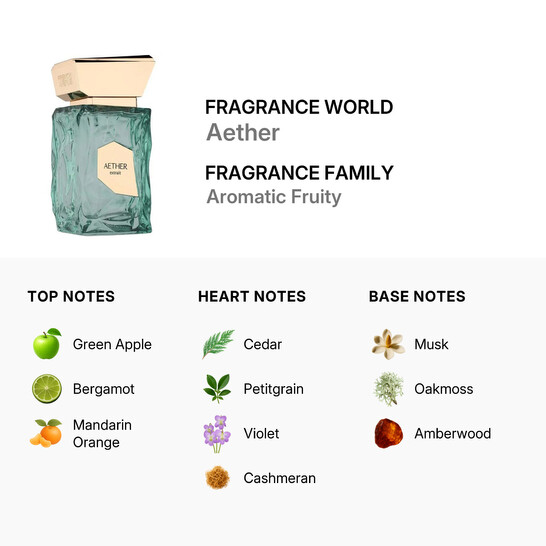 Fragrance World Unisex Aether Extrait de Parfum Spray 3.4 oz