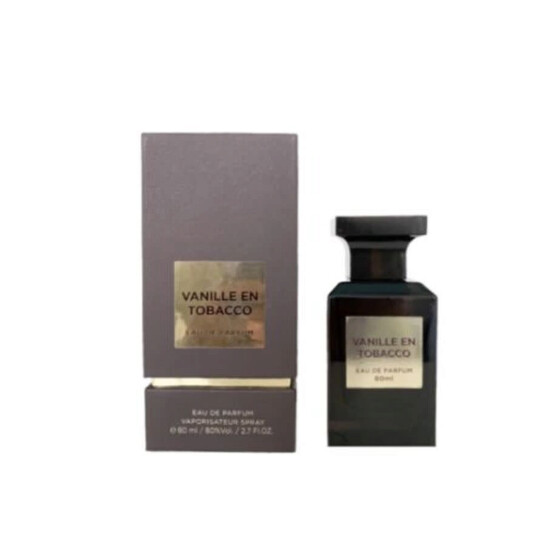 Fragrance World Unisex Vanille En Tobacco EDP Spray 2.7 oz