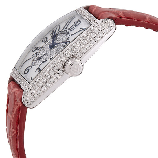Franck Muller Cintree Curvex Hand Wind Diamond Silver Dial