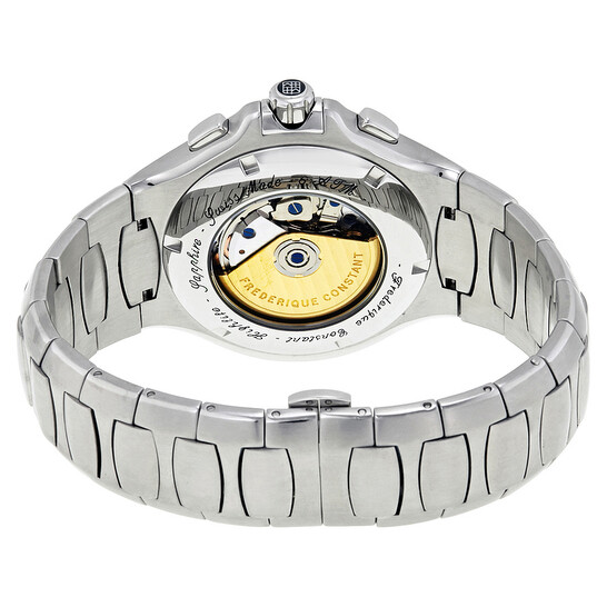 Frederique Constant Automatic Black and Silver Dial Men's Watch FC-393ABS4NH6B - 546x546 Image #3