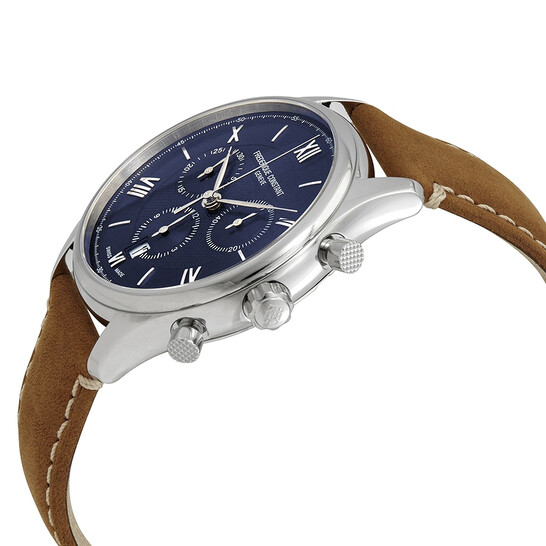 Frederique Constant Classics Chronograph Quartz Blue Dial Men's Watch FC-292MNB5B6 - 546x546 Image #2