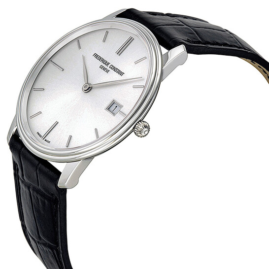 時計 FREDERIQUE CONSTANT 220NW4S6B 37mm Frederique Constant Slim Line White Dial Men's Watch