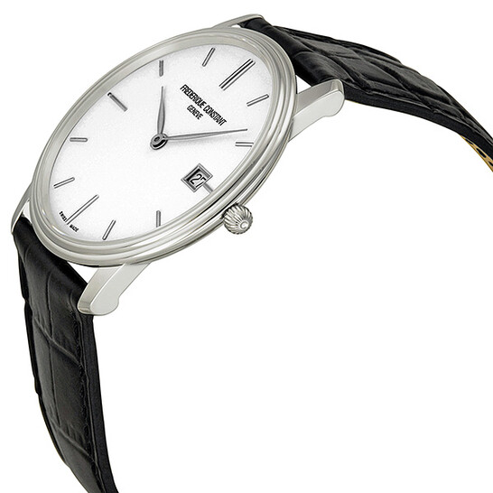 時計 FREDERIQUE CONSTANT 220NW4S6B 37mm Frederique Constant Slim Line White Dial Unisex Watch FC