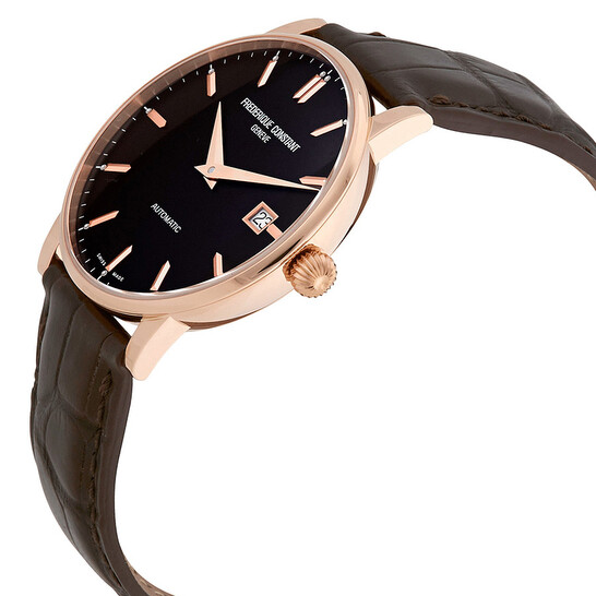 Frederique Constant Slimline Automatic Chocolate Dial Men's Watch