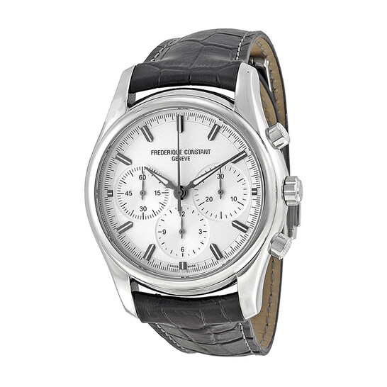 Frederique Constant Vintage Rally Chronograph Automatic Silver Dial Men's Watch FC-396S6B6 - 546x546