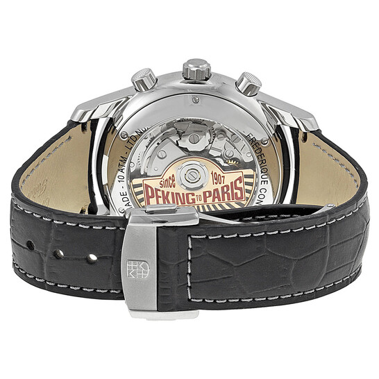 Frederique Constant Vintage Rally Chronograph Automatic Silver Dial Men's Watch FC-396S6B6 - 546x546 Image #3