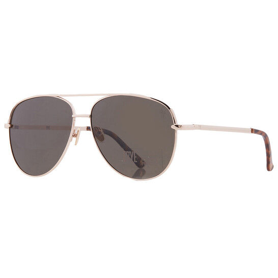 Frye 44094FRY710 POL Polarized Smoke Pilot Ladies Sunglasses  display picture 3