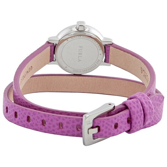Furla Vittoria Crystal Silver Dial Ladies Watch R4251107504