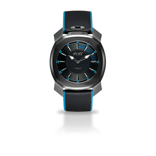 Gaga Milano Quartz Frame One Black Dial Unisex Watch