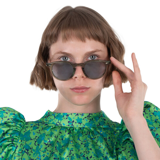 Garrett Leight CLUNE X SUN Pure Blue Phantos Sunglasses 2129