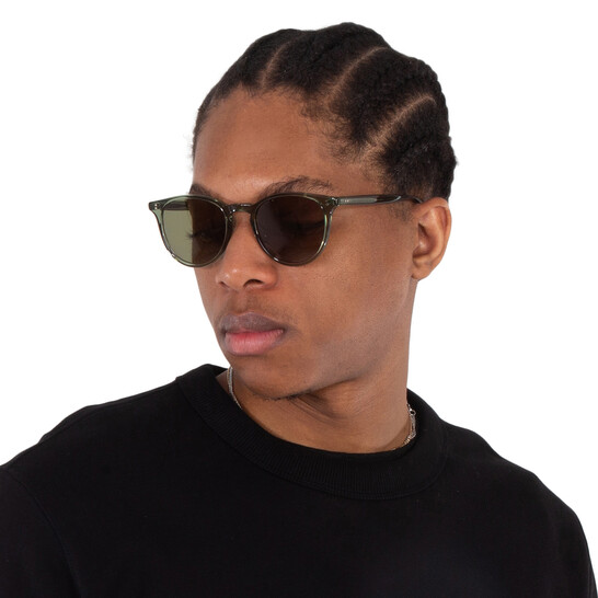 Garrett Leight MANZANITA SUN Green Oval Sunglasses 2151 JUN/GRN 50