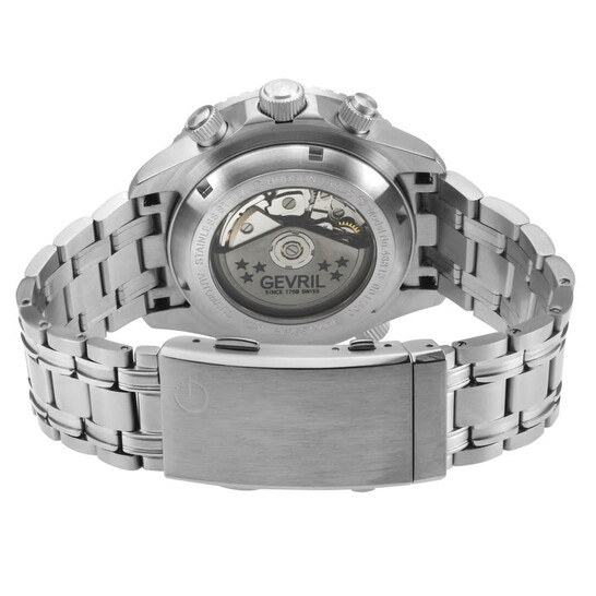 Gevril Hudson Yards Chronograph Automatic Blue Dial Men's Watch