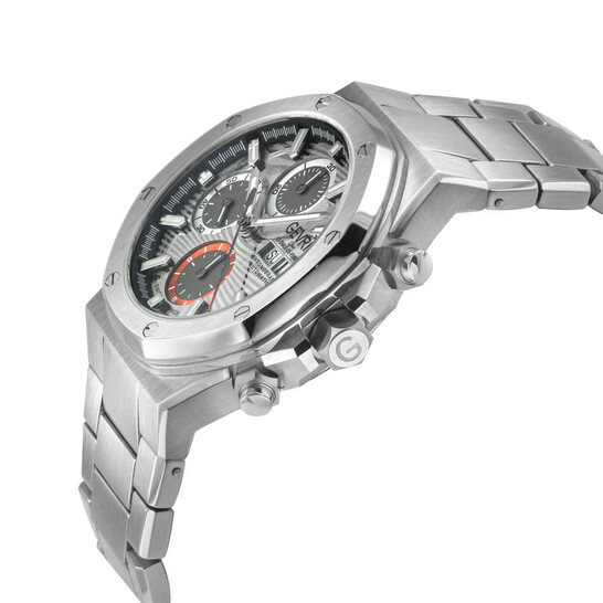 Gevil Gevril Kingsgate Chronograph Automatic Grey Dial Men's Watch 47904B ...
