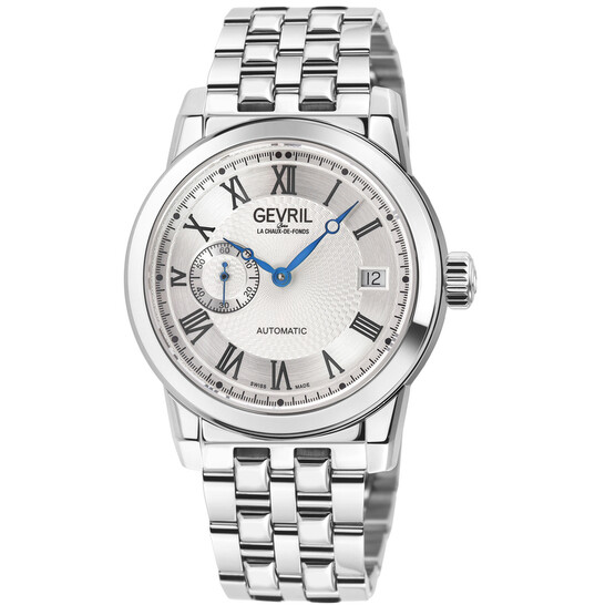 Gevril Madison Automatic White Dial Men's Watch 2563B - 546x546