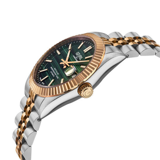 Gevril West Village Automatic Green Dial Men's Watch 48971B