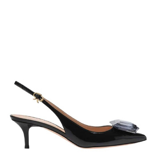 Gianvito Ross Jaipur Sling 55 Pointed Toe Slingback Heels, Brand Size 36 (US Size 6) Gianvito Ross Jaipur Sling 55 Pointed Toe Slingback Heels, Brand Size 36 (US Size 6) - 546x546