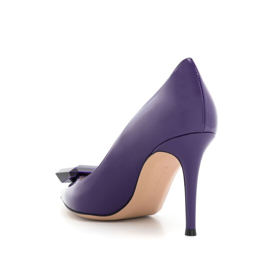 Gianvito Rossi パンプス JAIPUR PUMP 85 G22189.85RIC.VER Gianvito Rossi Jaipur 85 Embellished Pumps, Brand Size 35