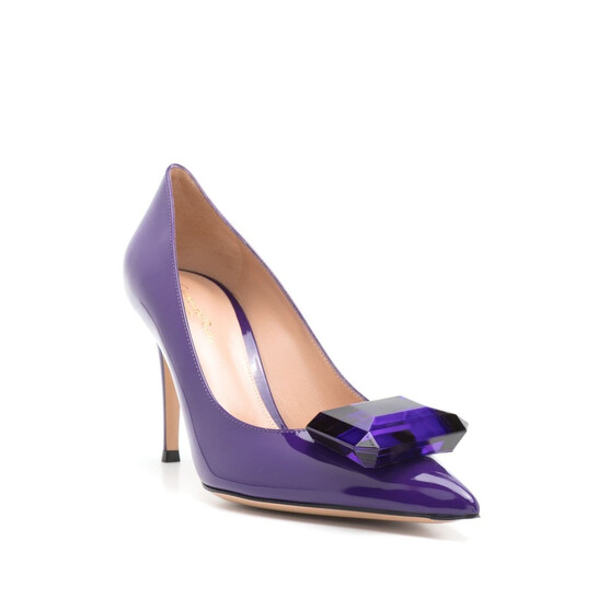 Gianvito Rossi Jaipur 85 Embellished Pumps, Brand Size 35