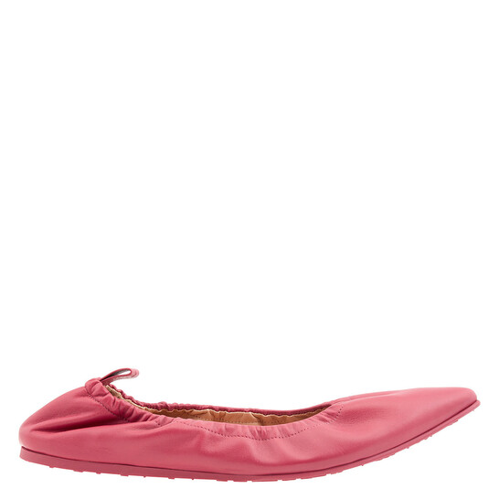 Gianvito Rossi Ladies Hibiscus Alina Ballerina Nappa Flats